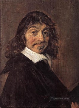 Rene Descartes portrait Dutch Golden Age Frans Hals Oil Paintings